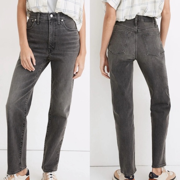 Madewell • Perfect Vintage Straight Jean In Cosner Wash 27 P Petite - Picture 1 of 6